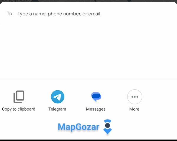 نحوه اشتراک گذاری مکان زنده در گوگل مپ